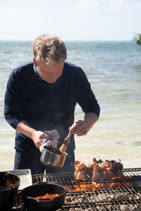 Gordon Ramsay during the final cook in Florida. (National Geographic/Justin Mandel)