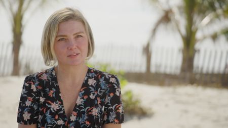 Melissa Stallings, contributor, recalling the day of events that ended with her daughter, Magnolia Woodhead, being bitten by a shark while playing in the sea in Florida. (National Geographic)