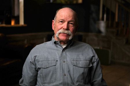 Mike Shannon is pictured in close-up portrait during the production of National Geographic's Oklahoma City Bombing: One Day In America. Shannon was a Special Operations Chief in the Oklahoma City Fire Department and was one of the first firefighters on the scene and oversaw the technical rescue and recovery in the days and weeks after. On April 19, 1995, America experienced the deadliest domestic terror attack in its history. Thirty years later, this series tells the story of that day told only by those who lived through it – the people of Oklahoma.  (National Geographic/Brandon Widener)