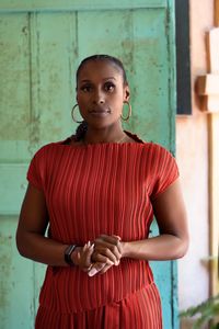 Issa Rae in Saint-Louis, Senegal. (National Geographic/John Wendle)