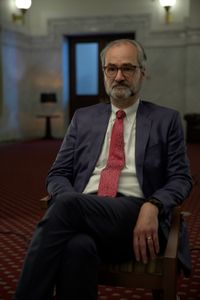 Lawyer Quintin Lindsmith is pictured in a portrait made during the production of "Cursed Gold: A Shipwreck Scandal." In 1989, maverick scientist Tommy Thompson stuns the world by recovering three tons of gold from a shipwreck deep in the Atlantic Ocean. What follows is a 30-year story of adventure, deception, and personal turmoil, taking him from venerated celebrity to infamous fugitive, and finally a defiant prisoner who refuses to give up his gold. (National Geographic)