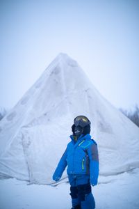 Agnes Hailstone ice fishing with her daughters and grandson on their families property during the winter season. (BBC Studios Reality Productions, LLC/Pedro Delbrey)