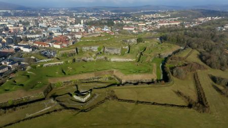 An aerial view of Belfort Fortress in Eastern France. (National Geographic)