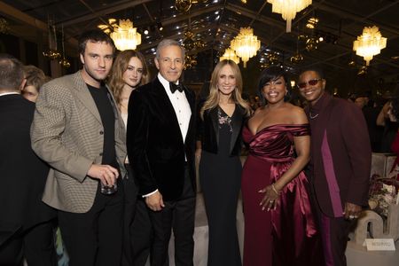 JACKSON WHITE, GRACE VAN PATTEN, BOB IGER (CHIEF EXECUTIVE OFFICER, THE WALT DISNEY COMPANY), DANA WALDEN (CO-CHAIRMAN, DISNEY ENTERTAINMENT, THE WALT DISNEY COMPANY), NIECY NASH, JESSICA BETTS