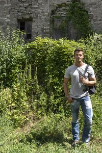 Antoni Porowski at the Lamb Comune Stradella. (National Geographic/Rebecca Eishow)