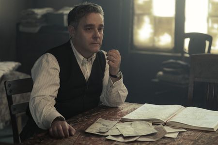 A SMALL LIGHT - Andy Nyman as Hermann van Pels in A SMALL LIGHT. (Credit: National Geographic for Disney/Dusan Martincek)