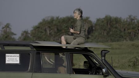 Elephant expert Joyce Poole. She has studied elephants for almost 5 decades and along with her husband has created the elephant ethogram, the first comprehensive library of thousands of elephant behaviors. There's nothing like this for any other species on earth. (National Geographic for Disney/Wim Vorster)