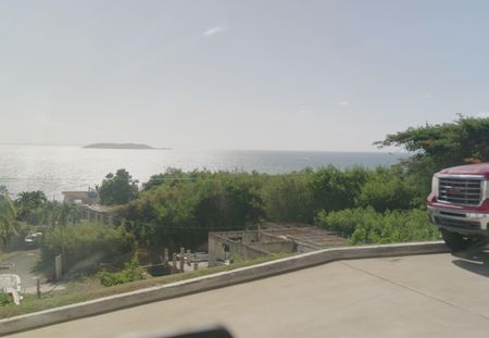 A view of the ocean is pictured near CBP Agent Fajardo in Fajardo, PR. (Lucky 8 TV)