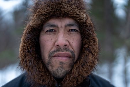 Roger Hamilton Jr. hunts a grizzly bear nearby Shageluk. (BBC Studios Reality Productions/Jayce Kolinski)