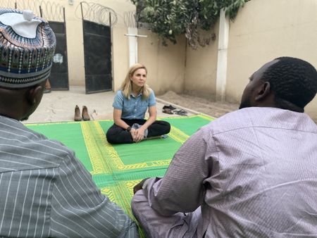 Mariana van Zeller interviews four ex-members of Boko Haram. (Credit: National Geographic)