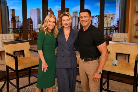 KELLY RIPPA, FLORENCE PUGH, MARK CONSUELOS