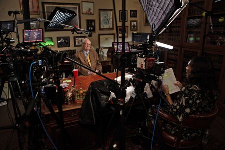 Stephen Jones is pictured in during an interview for National Geographic's Oklahoma City Bombing: One Day In America.  Jones was the lead attorney for Timothy McVeigh's legal defense. On April 19, 1995, America experienced the deadliest domestic terror attack in its history. Thirty years later, this series tells the story of that day told only by those who lived through it – the people of Oklahoma.  (National Geographic/Brandon Widener)