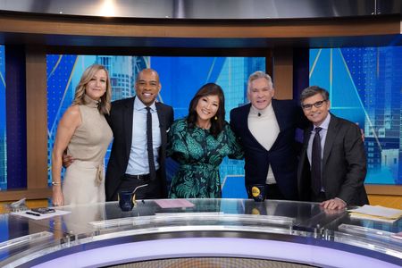 LARA SPENCER, DEMARCO MORGAN, JUJU CHANG, SAM CHAMPION, GEORGE STEPHANOPOULOS