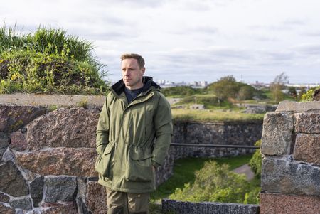 Andy Torbet explores Helsinki's Suomenlinna. An island fortress built to protect Helsinki in the Baltic Sea. (National Geographic/Ciaran Henry)