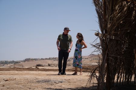 Gordon Ramsay and Chef Maria Haddad meet in Jordan. (National Geographic/Justin Mandel)