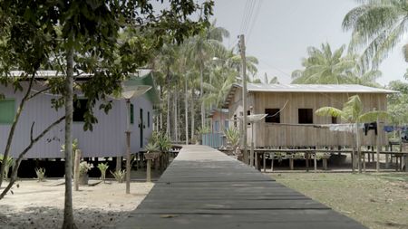 São Raimundo, a community on the Juruá River, a tributary of the Amazon.  (credit: National Geographic/Paulo Velozo)