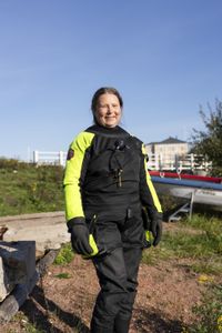 Dr Minna Koivikko, a Finnish Maritime Archaeologist who researches Suomenlinna's violent past. (National Geographic/Ciaran Henry)