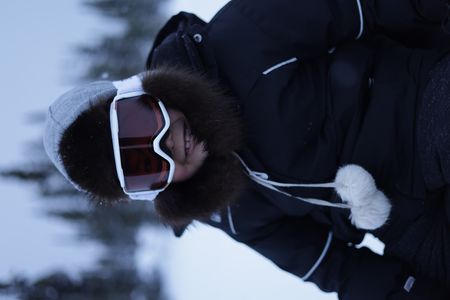 Keenan DeWilde hunts for ptarmigan with his father, Ricko DeWilde. (BBC Studios Reality Productions, LLC/Ryan Walsh)