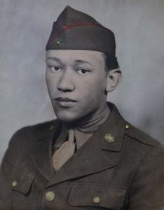 Waverly Woodson Jr. was a combat medic who served in the 320th Barrage Balloon Battalion on D-Day. (The Family of Waverly Woodson/Stephen Woodson)