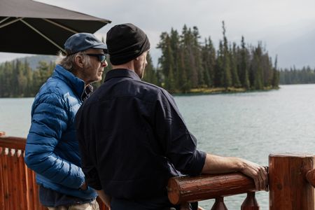 Sir Ranulph Fiennes and actor Joseph Fiennes talk by the lake in Jasper, B.C., as they revisit Ran’s 1971 expedition of Canada’s British Columbia. Amidst mountains and whale watching, Sir Ranulph Fiennes and his cousin Joseph Fiennes reflect on Ran’s epic life and his new challenge of life with Parkinson’s. (National Geographic)