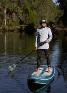 Adam Mccahill on a paddlboard. (Big Wave Productions)